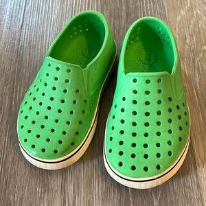 Natives Slip-on Sneakers - Green - Size 8